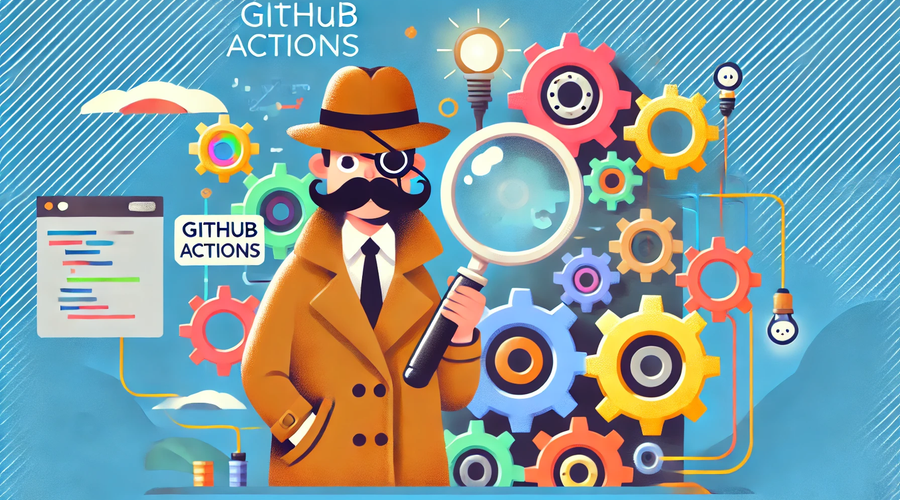 Detective Inspector studying GitHub tests